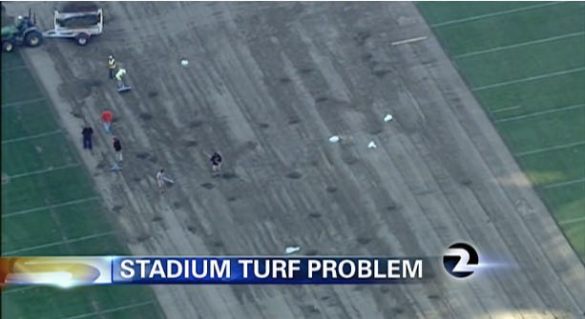 Still of overhead footage taken by KTVU's traffic helicopter