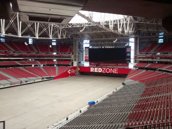 View from a corner luxury suite