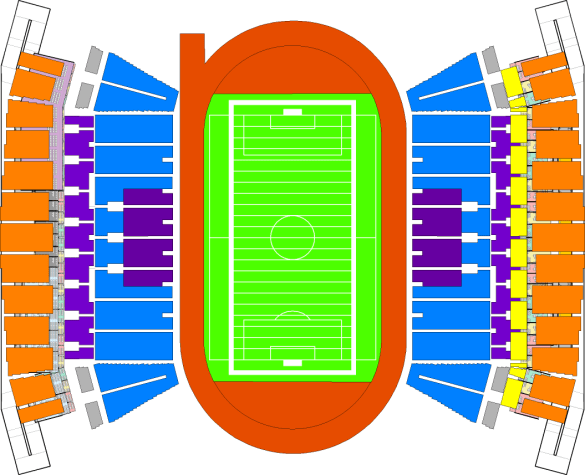 Phase I: Two main stands