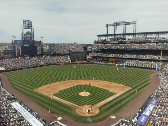 Coors Field in 2014, Rooftop Bar in RF upper deck