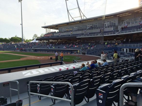 Seating at First Tennessee Park