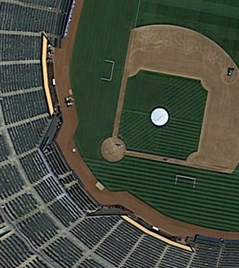 Transition from the Diamond Level seats to regular seats creates a net design challenge